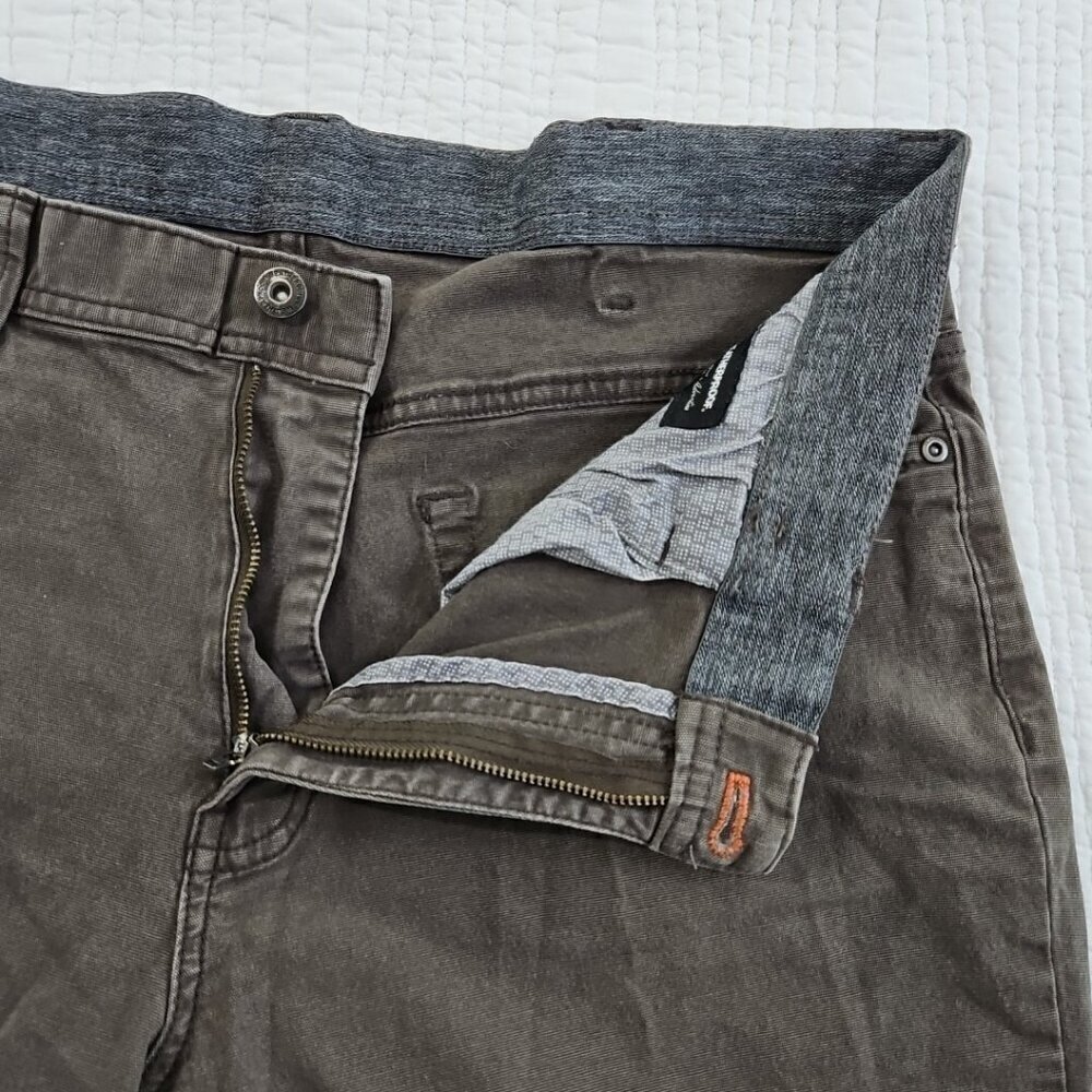 WP Weatherproof Canvas Utility Pants Men's 38Wx30L Ash Brown Straight Leg EUC LN - Picture 10 of 14